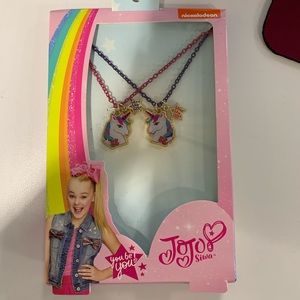 Jo Jo Siwa unicorn BFF necklace